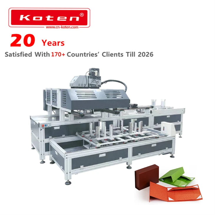 Automatic Collapsible Box Case & Wings Assembly Machine