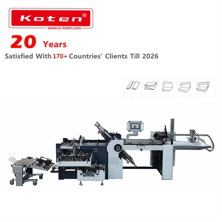 Automatic Industrial Large Format Paper Folding Machine Heavy Duty 4 Plate Folder For A1 A2 Paper