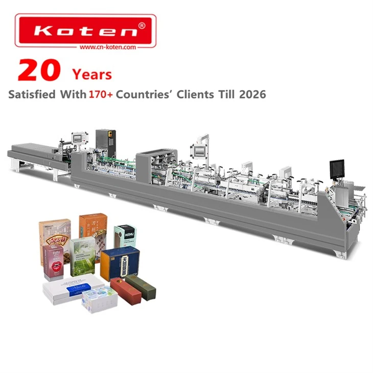 Automatic Paper Box Folder Gluer Machine