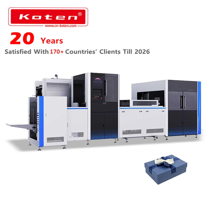 Automatic Visual Position Rigid Box Making Machine
