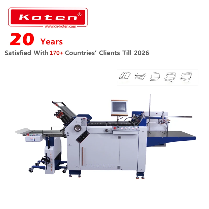 Multifunctional Electric Paper Folding Machine For Cards, Menus & Flyers