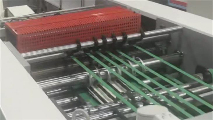 Reel To Sheets Cutting, Glue Binding And Trimming Production Line factory