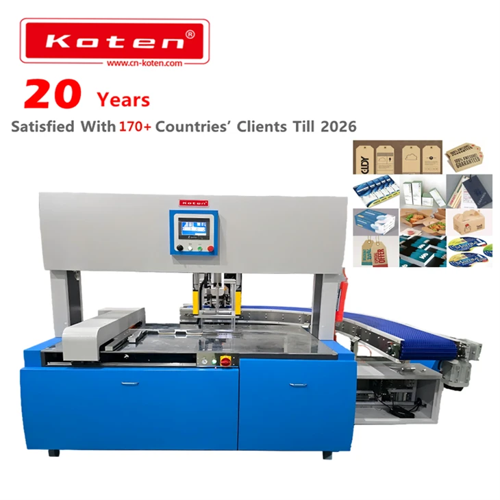 Single Head Waste Stripping Machine With Conveyor For Shoe Box