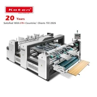 Single-Station Double Sheet Folder Gluer Machine